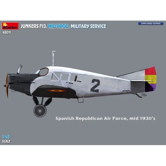 Junkers F13. Mid Prod. Military Service, 1/48 - MiniArt 48011