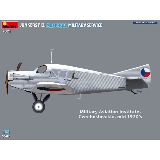 Junkers F13. Mid Prod. Military Service, 1/48 - MiniArt 48011