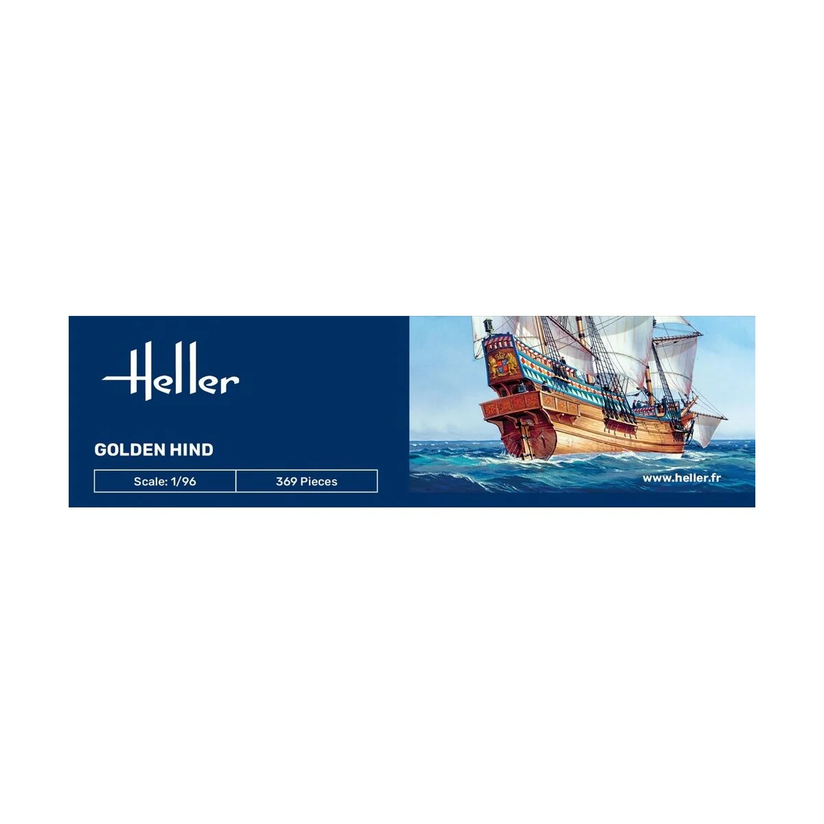 STARTER KIT Golden Hind, 1/96 - Heller 56829