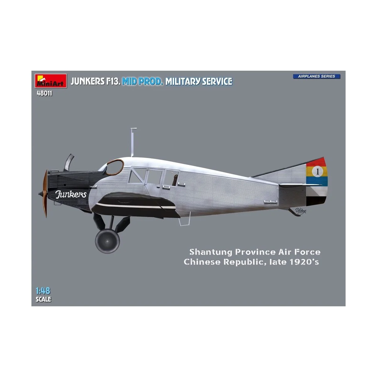Junkers F13. Mid Prod. Military Service, 1/48 - MiniArt 48011