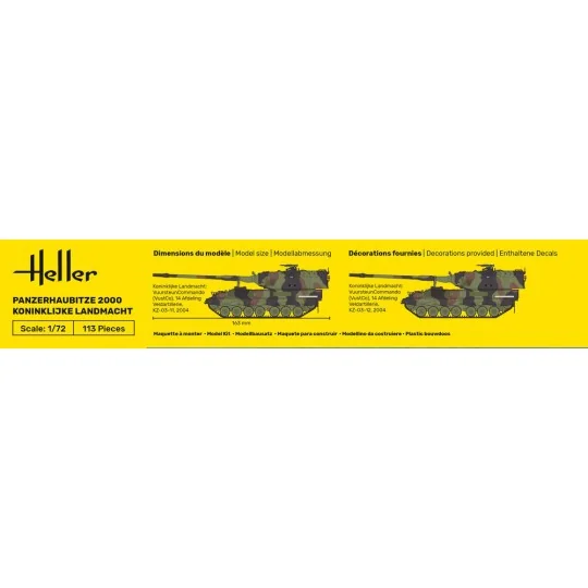 Panzerhaubitze 2000 (PzH 2000) - Koninklijke Landmacht, 1/72 - Hell...