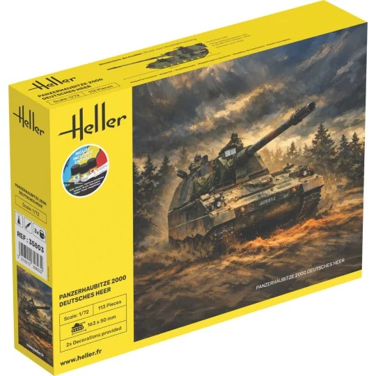 STARTER KIT Panzerhaubitze 2000 (PzH 2000), 1/72 - Heller 35803 STARTER KIT Panzerhaubitze 2000 (PzH 2000), 1/72 - Heller 35803