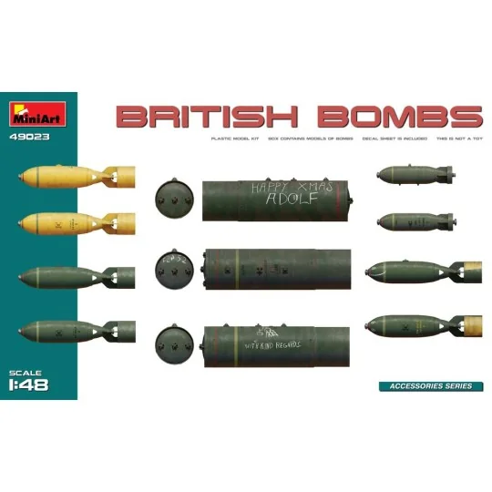 British Bombs, 1/48 - MiniArt 49023