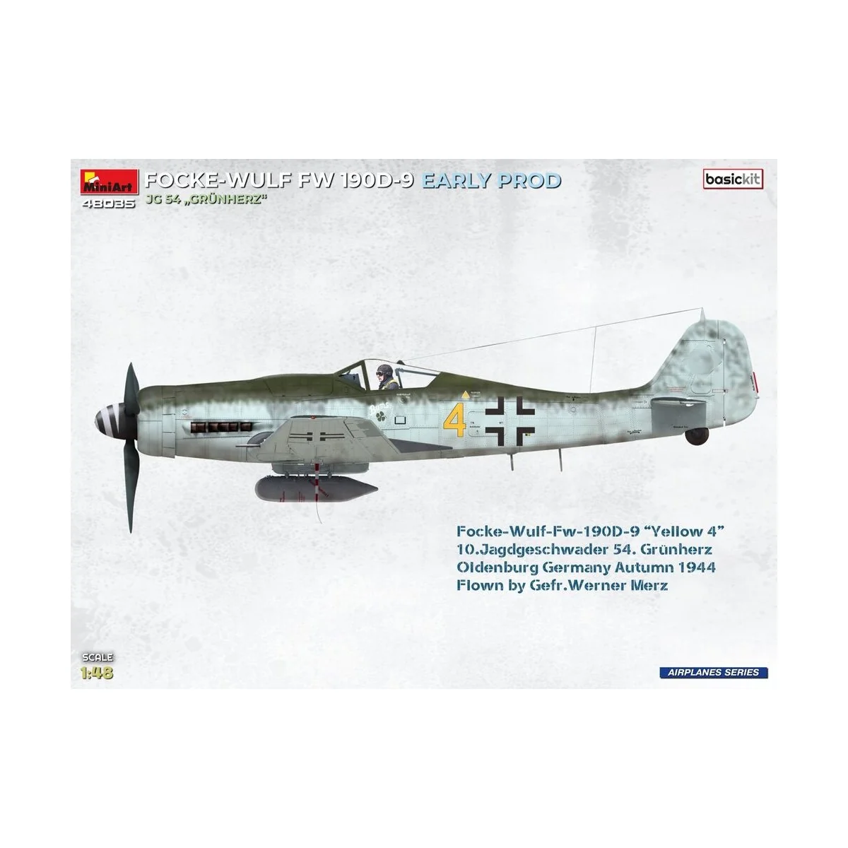 Focke-Wulf Fw 190D-9 Early Prod. JG 54 Grünherz Basic Kit., 1/48 - ...