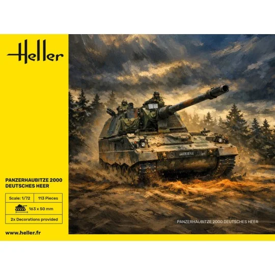 Panzerhaubitze 2000 (PzH 2000), 1/72 - Heller 30803 Panzerhaubitze 2000 (PzH 2000), 1/72 - Heller 30803