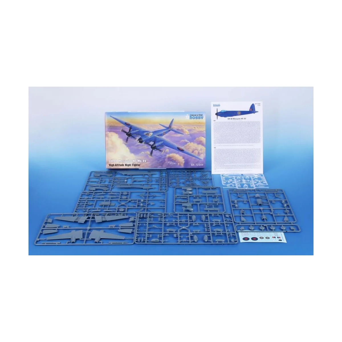 DH.98 Mosquito NF Mk.XV 'High-Altitude Night Fighter', 1/72 - Speci...