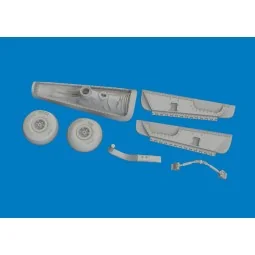 P-40K tail wheel bay PRINT for Eduard, 1/48 - Eduard Accessories 64... 2