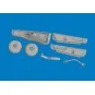 P-40K tail wheel bay PRINT for Eduard, 1/48 - Eduard Accessories 64...