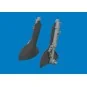 Spitfire Mk.IX/XVI undercarriage legs PRINT for Eduard, 1/48 - Edua...