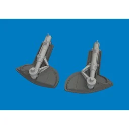 Spitfire Mk.IX/XVI undercarriage legs PRINT for Eduard, 1/48 - Edua... 2