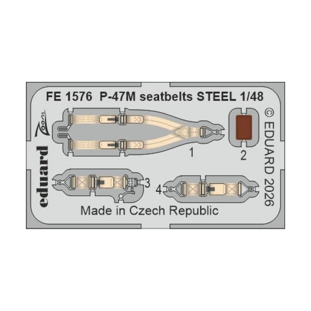 P-47M 1/48 for Miniart, 1/48 - Eduard Accessories BIG49476