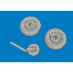 Bf 109K-4 wheels for Eduard, 1/72 - Eduard Accessories 672454 2