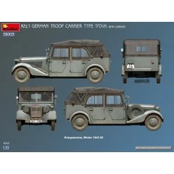 Kfz.1 German Troop Carrier Type 170VK w/Canvas, 1/35 - MiniArt 53003