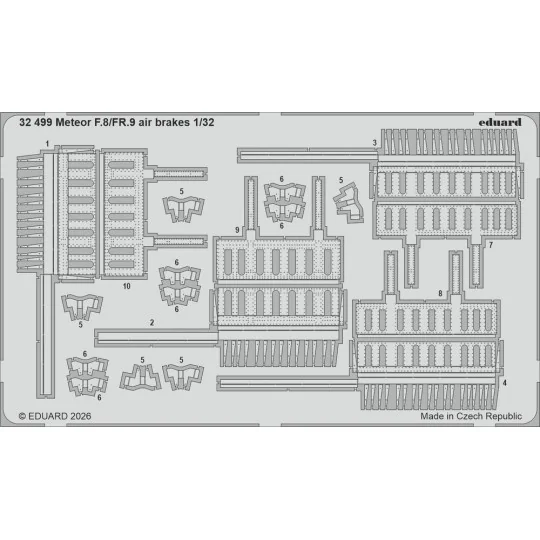 Meteor FR.9 1/32 for Revell, 1/32 - Eduard Accessories BIG33174