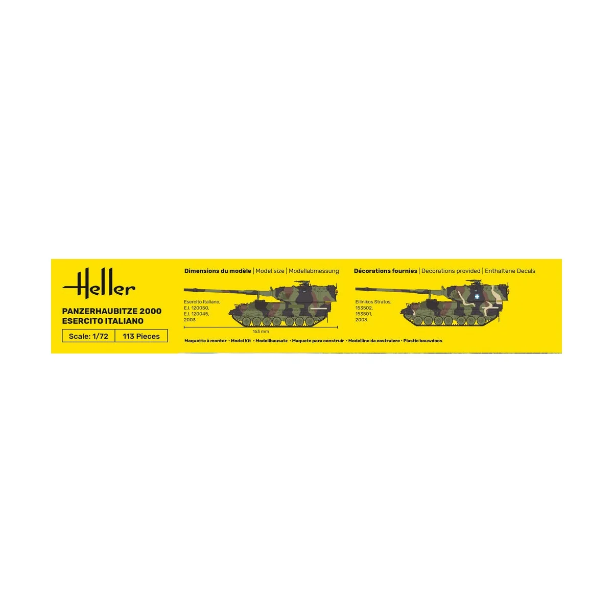 STARTER KIT Panzerhaubitze 2000 (PzH 2000) - Esercito Italiano, 1/7...