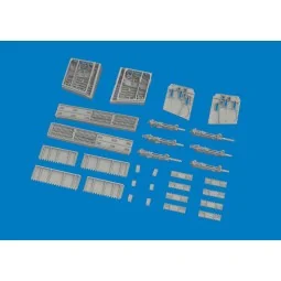 P-40K gun bays PRINT for Eduard, 1/48 - Eduard Accessories 6481195 2