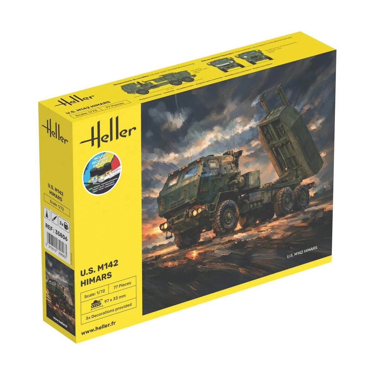 STARTER KIT M142 HIMARS (High Mobility Artillery Rocket System), 1/... STARTER KIT M142 HIMARS (High Mobility Artillery Rocket System), 1/...