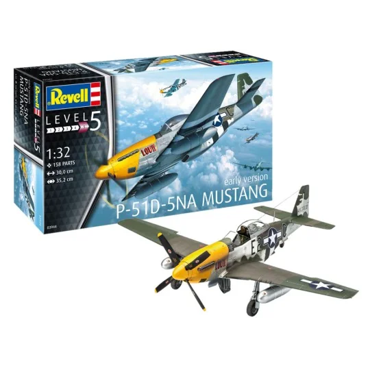 P-51D-5NA Mustang (early version, 1/32 - Revell 03944