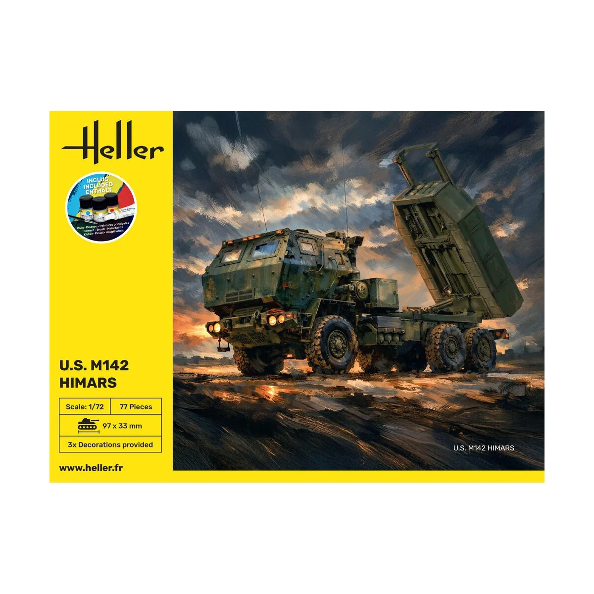 STARTER KIT M142 HIMARS (High Mobility Artillery Rocket System), 1/... STARTER KIT M142 HIMARS (High Mobility Artillery Rocket System), 1/...