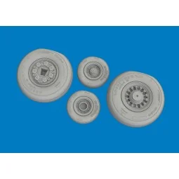 F-14D wheels for Tamiya, 1/72 - Eduard Accessories 672449 2