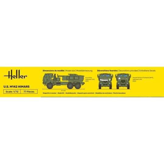 U.S. M142 HIMARS (High Mobility Artillery Rocket System), 1/72 - He...