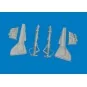 Fw 190A-3/A-4 undercarriage legs PRINT for Eduard, 1/48 - Eduard Ac...
