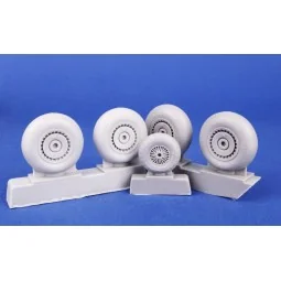 Heinkel He 177A-3/5 Wheels for Special Hobby, 1/48 - CMK 129-4515 2