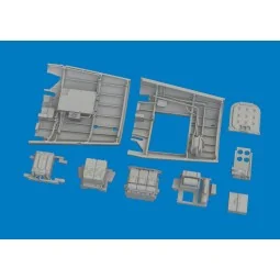 P-40K radio compartment PRINT for Eduard, 1/48 - Eduard Accessories... 2