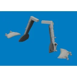 Bf 109K-4 undercarriage legs PRINT for Eduard, 1/72 - Eduard Access...
