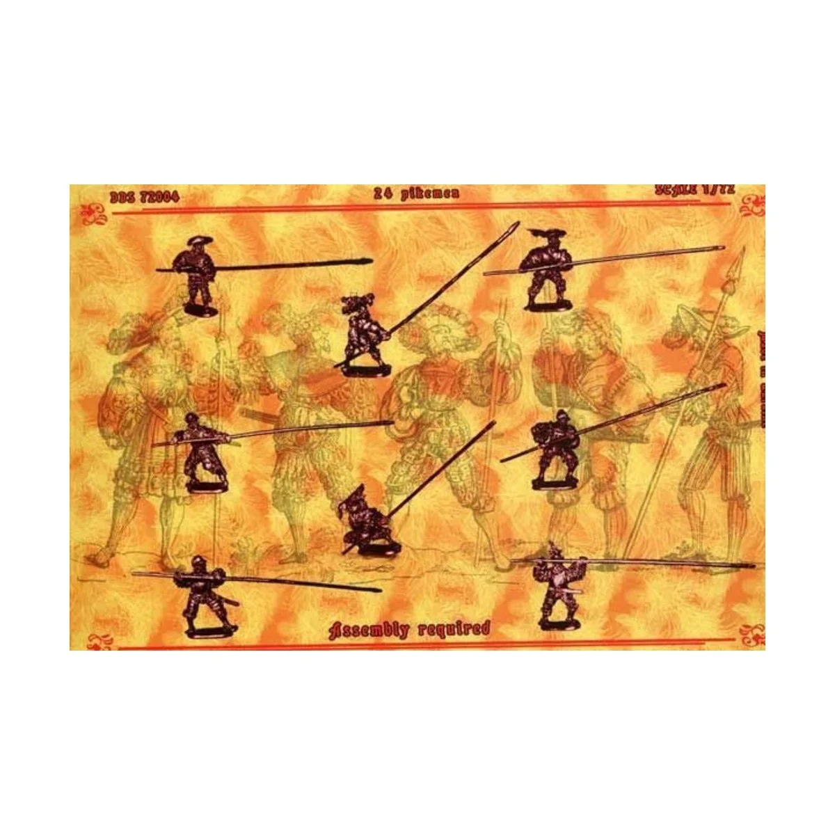 Landsknechts, XVI-XVII century, set 2, 1/72 - DDS DDS72004