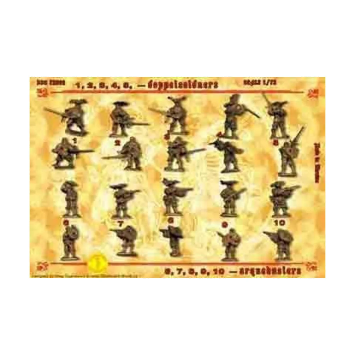 Landsknechts, XVI-XVII century, set 1, 1/72 - DDS DDS72002