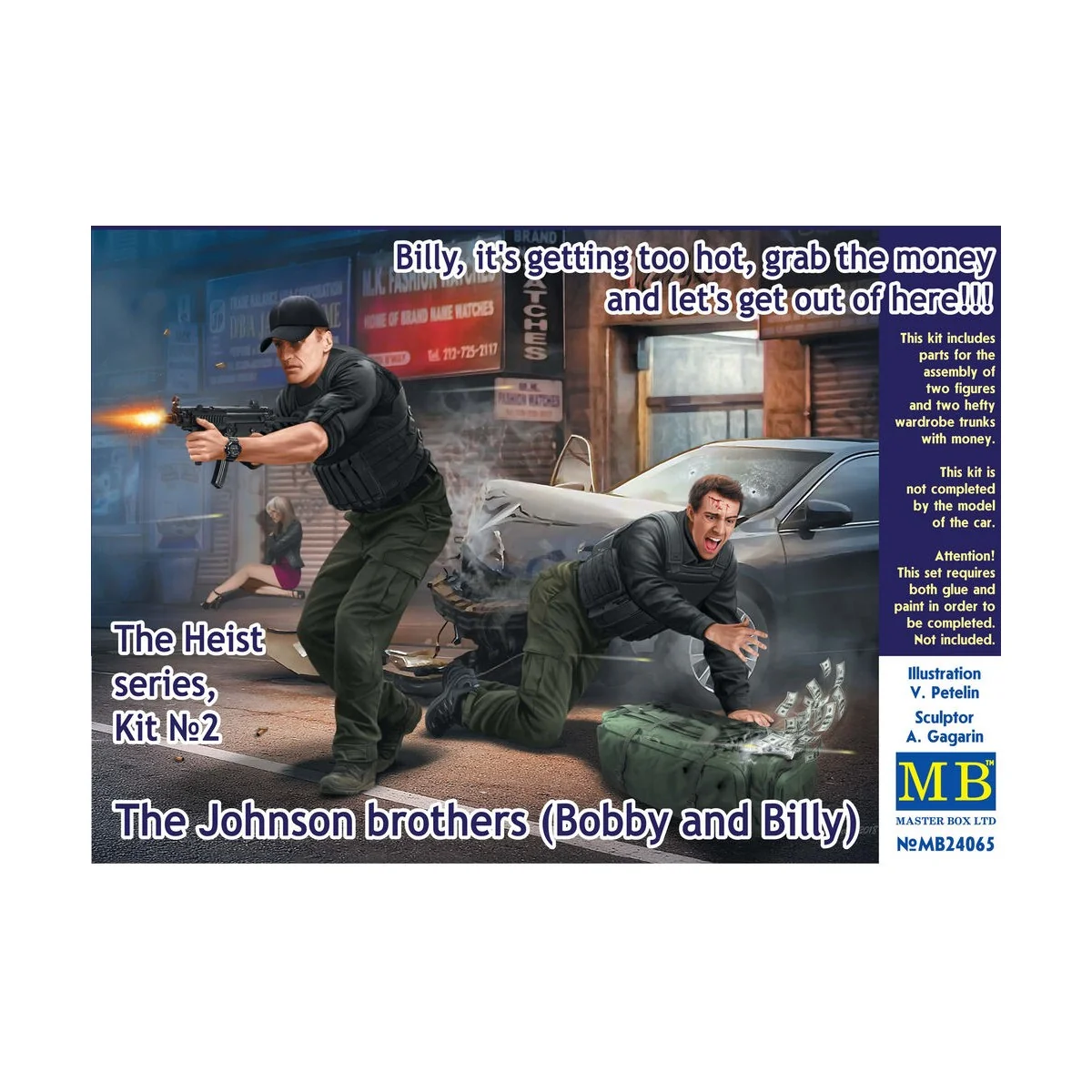 The Heist series, Kit2. The Johnson brothers (Bobby and Billy), 1/2...