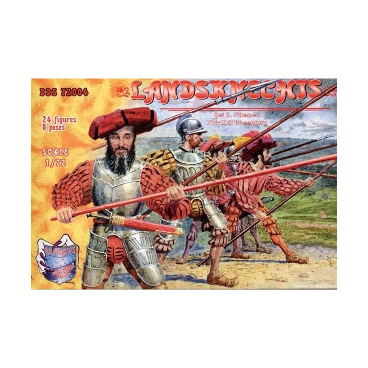 Landsknechts, XVI-XVII century, set 2, 1/72 - DDS DDS72004