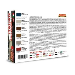 Italian Railways Set 1 6 x 22 ml - Lifecolor XS13
