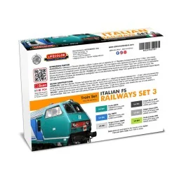 Italian Railways Set 3 6 x 22 ml - Lifecolor XS18