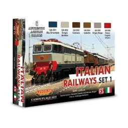 Italian Railways Set 1 6 x 22 ml - Lifecolor XS13 2