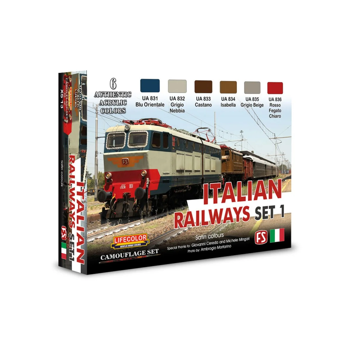 Italian Railways Set 1 6 x 22 ml - Lifecolor XS13