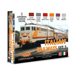 Italian Railways Set 2 6 x 22 ml - Lifecolor XS14 2