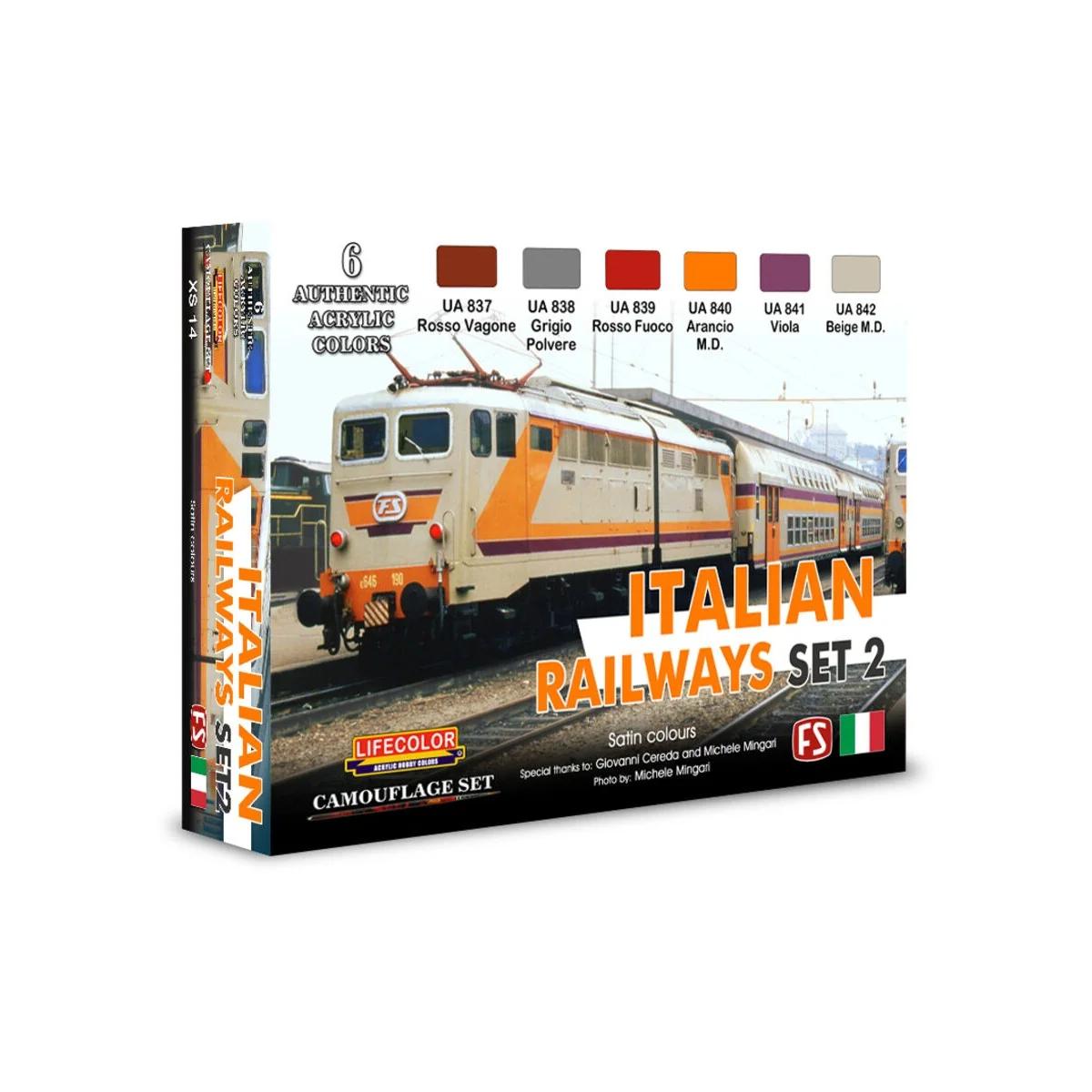 Italian Railways Set 2 6 x 22 ml - Lifecolor XS14