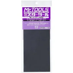 Mr Hobby -Gunze Mr. Waterproof Sand Paper 400 x 4 Sheets - Mr Hobby...
