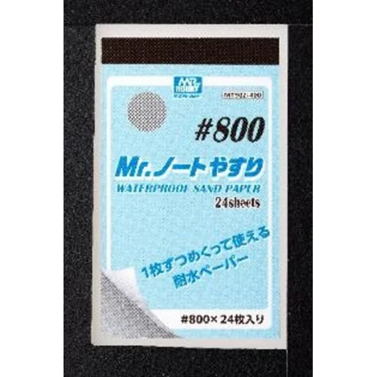 Mr Hobby -Gunze Mr. Waterproof Sand Paper 800 - Mr Hobby - Gunze MT...