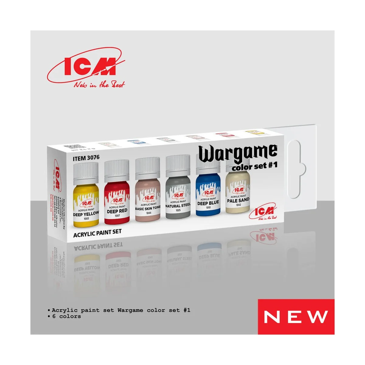 Wargame Color Set 1 - ICM 3076