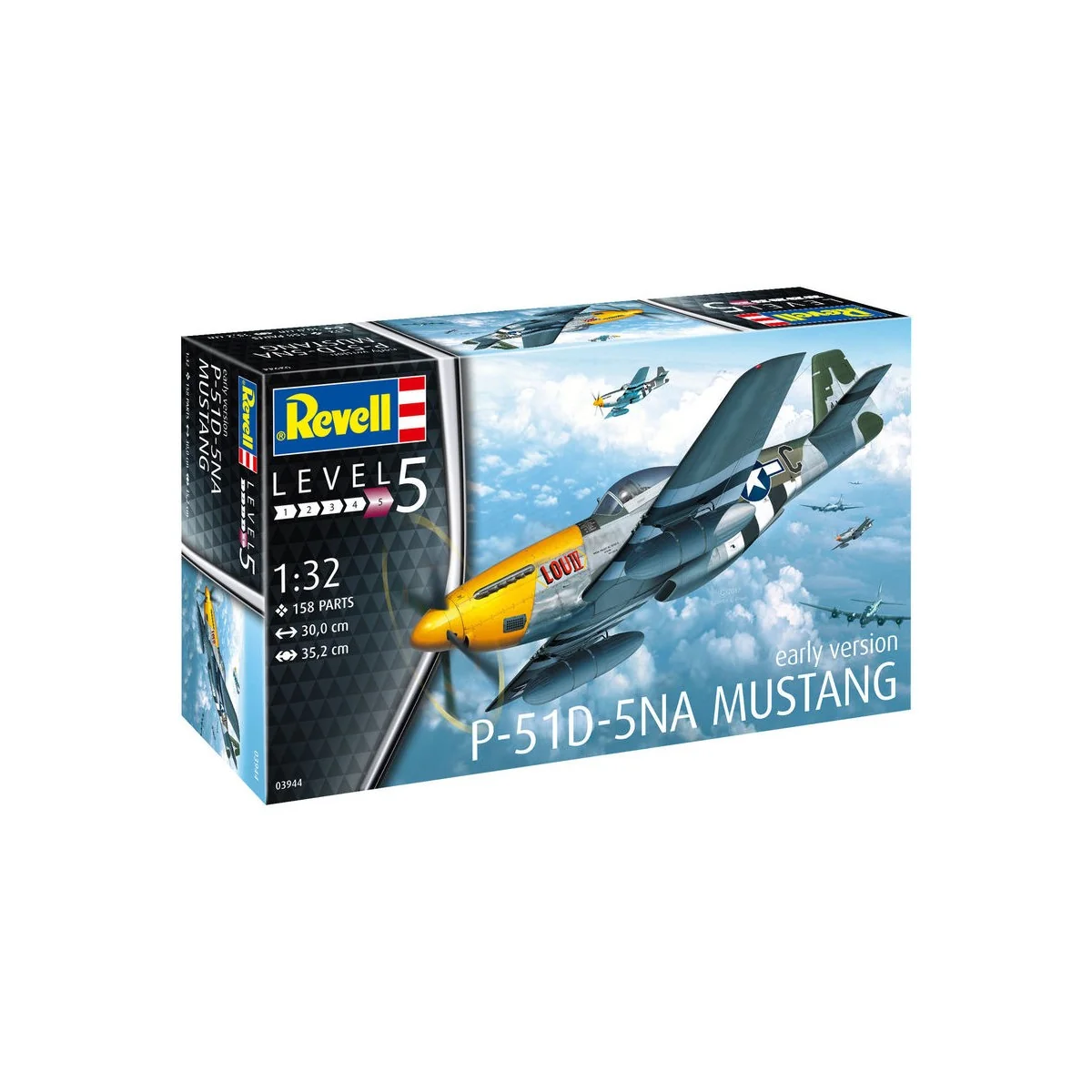P-51D-5NA Mustang (early version, 1/32 - Revell 03944