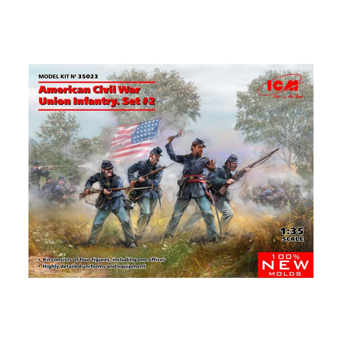 American Civil War Union Infantry. Set 2 (100% new molds), 1/35 - I...