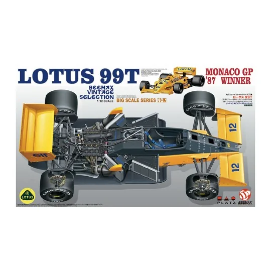 Lotus 99T 1987 World Champion Monaco GP12, 1/12 - NUNU-BEEMAX BX12001