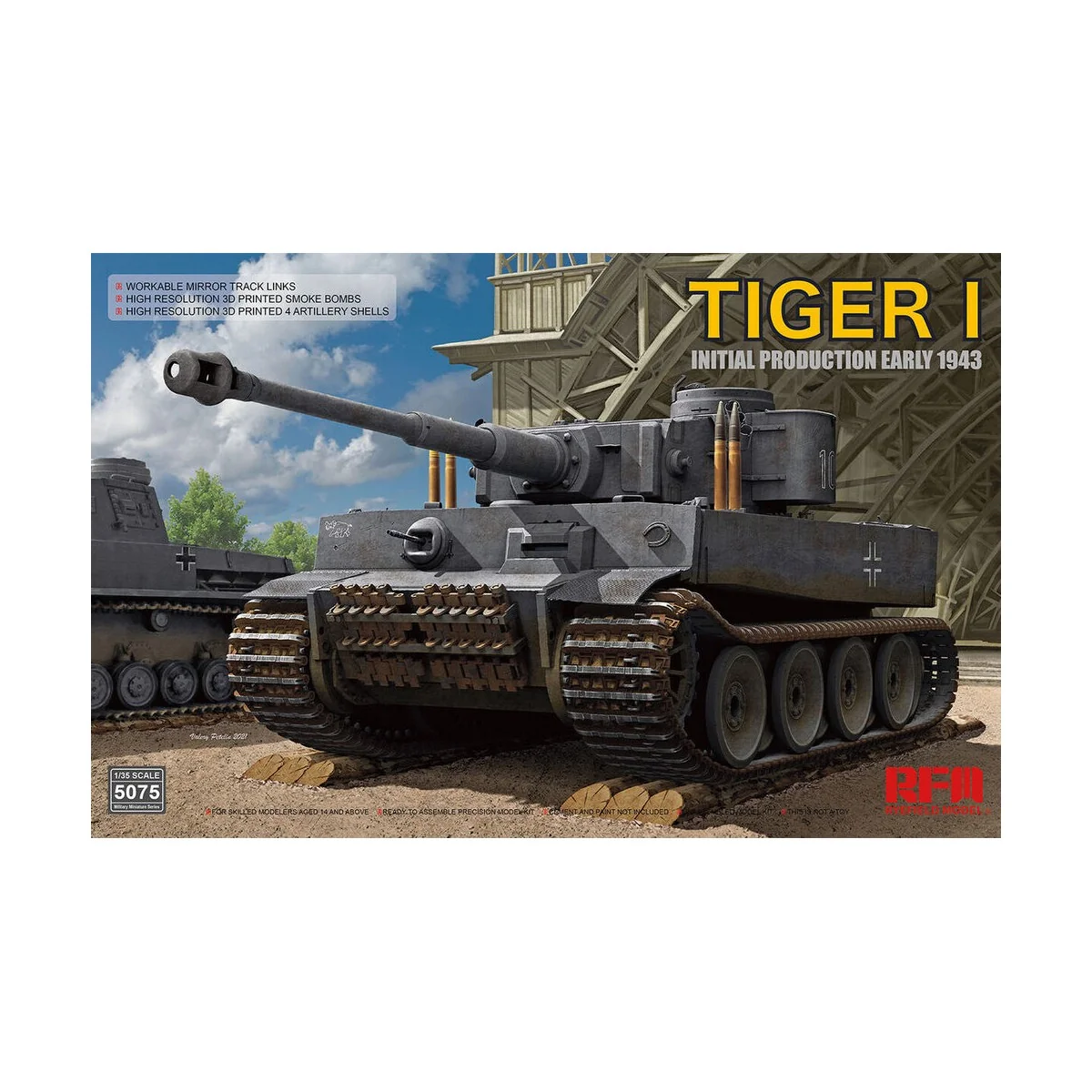 Tiger I 100 initial production early 1943, 1/35 - Rye Field Model 5075