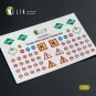 Cargo Information plates set 2 - Decal for models, 1/35 - Kelik KA3...