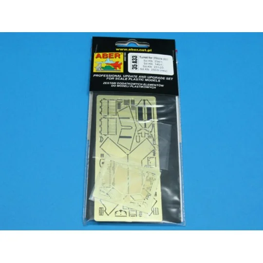 Turret for Sd.Kfz.234/1 140/1 251/23 250/9, 1/35 - Aber Models 35 A033