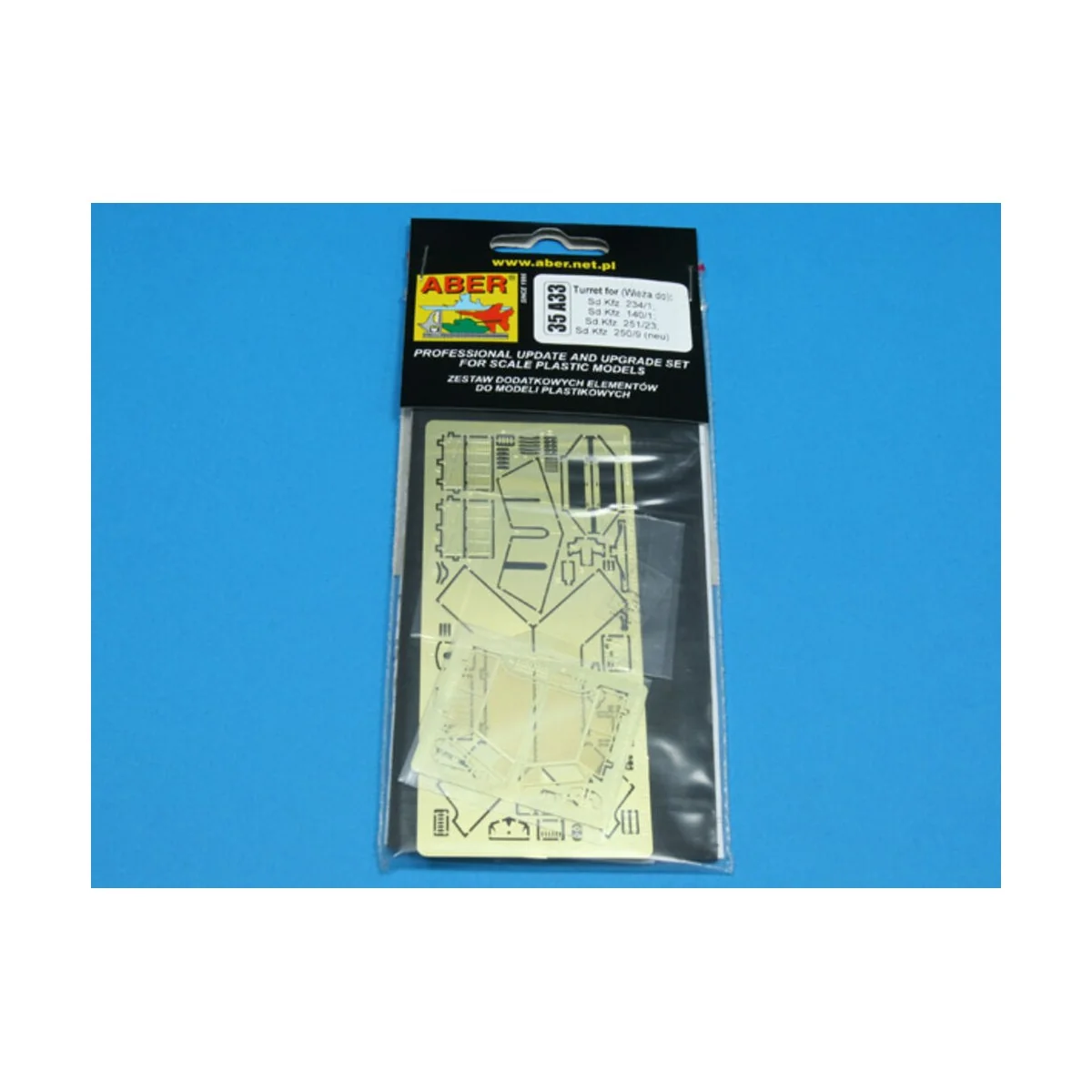 Turret for Sd.Kfz.234/1 140/1 251/23 250/9, 1/35 - Aber Models 35 A033