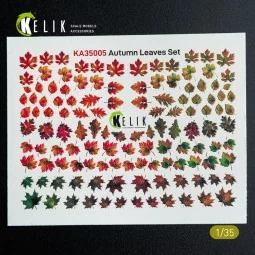 Autumn Leaves Set 1 - Decal for dioramas, 1/35 - Kelik KA35005 2